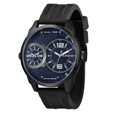 Relógio Lince Dual Time Pulseira Silicone MRPH163L D2PX - comprar online