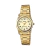 Casio dourado feminino relógio de pulso tamanho menor