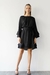 Vestido Curto Babados Preto - comprar online