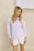 Camisa Tricoline Lilás