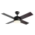 Ventilador Led 441 B Negro Dim C/Control 3 Temperaturas Led (3000k/4000k/6000k) Funcion Invierno 4 Aspas Laftdren (24W)