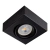 Spot Dicroica Semiembutido Cuadrado Movil Negro