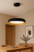 COLGANTE LED BELA REDONDO LUZ DINAMICA CALIDO/NEUTRO/FRIO NEGRO Y ORO Ø520mm (28W) - comprar online