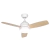 Ventilador Led 422 C Blanco + Madera Dim C/Control 3 Temperaturas Led (3000k/4000k/6000k) 3 Aspas Laftdren (24W)