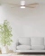 Ventilador Led 484 A Blanco + Madera Dim C/Control 3 Temperaturas Led (3000k/4000k/6000k) Funcion Invierno 4 Aspas Laftdren (18W) - Luminocity - Iluminación Decorativa y Profesional