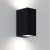 Aplique Exterior Bidireccional Rectangular Gu10 Negro 2L Ip65 Aluminio Oferta Inter en internet