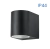 Aplique Exterior Unidireccional Cilindrico Gu10 Negro 1L Aluminio Inter - Luminocity - Iluminación Decorativa y Profesional