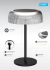Imagen de VELADOR DE MESA INALAMBRICO UMBRELLA DIMERIZABLE NEGRO CALIDO