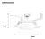 Ventilador Led 24w Aspas Retractiles Diseño 3 Tonos De Luz Dimer + 6 Velocidades + Control Remoto + Timer + Modo Invierno (BX01-Negro)