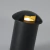 LUMINARIA EXTERIOR DE PISO KIM II LED NEGRO EMPOTRABLE CALIDA 3000K (3W) 220V - Luminocity - Iluminación Decorativa y Profesional