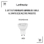 Lampara Led Aplique Pared Exterior Jardin Patio Patoma Gu10 - tienda online