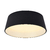 APLIQUE PLAFON LED NICHI REDONDO LUZ DINAMICA CALIDO/NEUTRO/FRIO NEGRO 45mm (28W) - comprar online