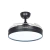 Ventilador Led 24w Aspas Retractiles Diseño 3 Tonos De Luz Dimer + 6 Velocidades + Control Remoto + Timer + Modo Invierno (BX01-Negro) en internet