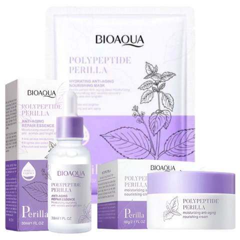 Kit Facial Perilla Bioaqua - Rejuvenecedora/Anti Edad - comprar en línea