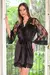 ROBE CURTO EM RENDA E CETIM - FRUIT DE LA PASSION - loja online