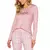 PIJAMA MANGA LONGA DANKA "STAY AT HOME" EM MALHA PEACH TOUCH na internet