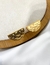 Brinco orgânico dourado lua