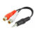 4619 - Cabo De µudio P2 Macho Est‚reo X 2 Rca Fˆmea Av2 15cm