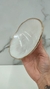 Bacia de Pedra com Borda de Ouro