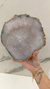 Chapa grossa Sodalita c/ borda dourada - (cópia) - (cópia) - (cópia)