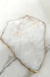 Chapa Quartzo Branco com borda Dourada - Pepitta Store | O poder das Pedras