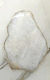 Chapa Quartzo Branco com borda Dourada - loja online