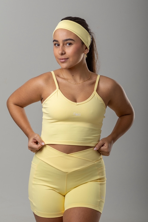 Top Silenzio Amarelo Manteiga - comprar online