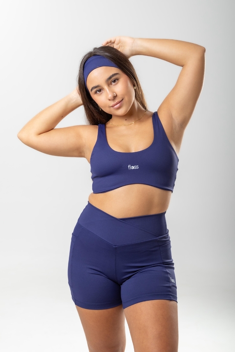 Short mini Amalfi Azul Navy - comprar online
