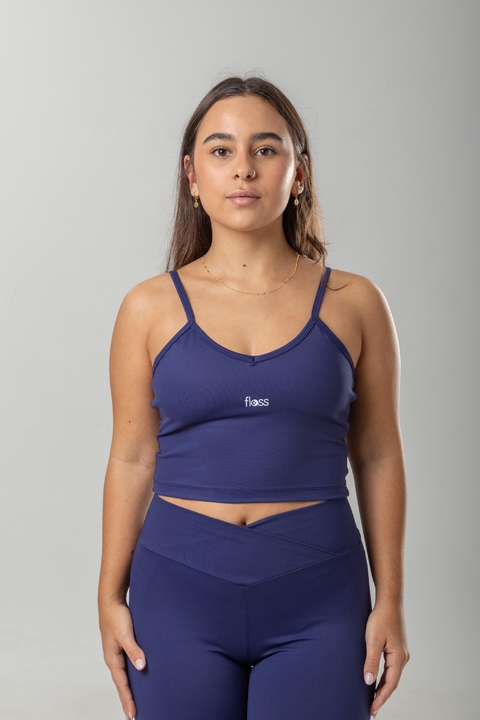 Top Silenzio Azul Navy - comprar online