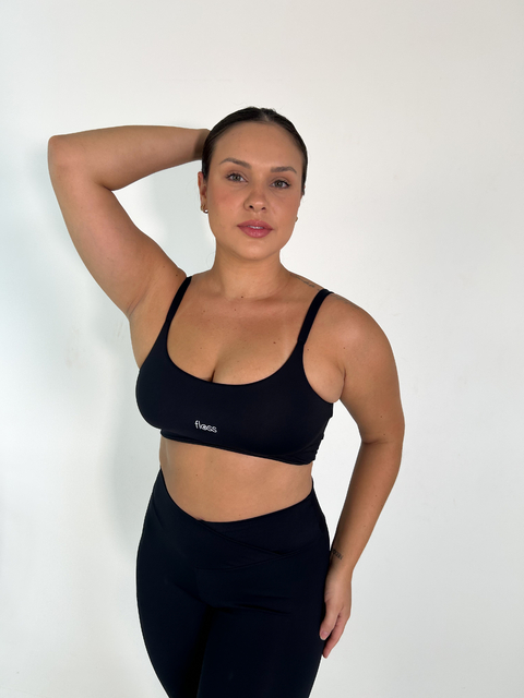 Top Torcido Preto - comprar online