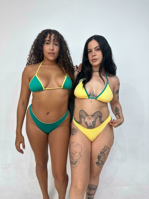Calcinha Lisa Dupla face Brasil - comprar online