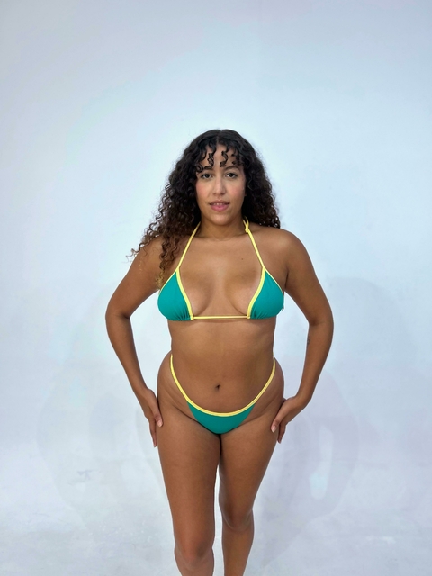 Top Cortininha Verde Brasil - comprar online