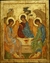 Ícone Santíssima Trindade (Andrei Rublev) na internet
