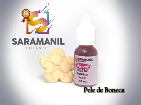 Corante líquido para Biscuit 10ml - Saramanil