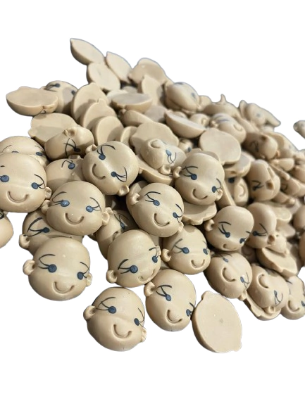 Kit 50 cabeças femininas - Pele Morena