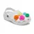 JIBBITZ NEON PUFF BALL CROCS