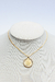 Colar Medalha Dourado