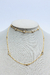 Colar Duplo Pérolas Dourado