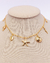 Colar Pingentes Mar Dourado