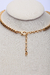 Colar Elos Coração Dourado na internet