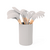 Set 9 Piezas Utensilios de Silicona Mango Madera Beige - comprar online