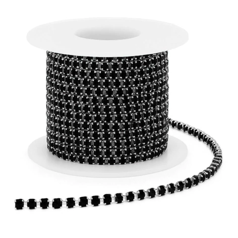 Cadena Strass Rollo X 10 Yardas De Ss10 Varios Colores - comprar online