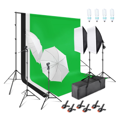 Estudio Fotografico Con Fondo Infinito Mas Accesorios