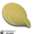 Corte Circulo 55 Cm Pack X5 unidades Fibrofacil Mdf Crudo 3mm