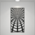 Cuadro Calado MDF FibroPlus Negro 3mm Arte visual 30x53 cm
