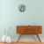 Cuadro Calado en MDF FibroPlus Negro 3mm Flores Circulo 30cm - comprar online