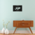 Cuadro Calado MDF FibroPlus Negro 3mm Malvinas Argentinas 65x43 cm - Fierro 100% Argento