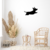 Cuadro Calado MDF FibroPlus Negro 3mm Perrito Salchicha figura 45x30 cm - Fierro 100% Argento