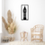 Cuadro Calado MDF FibroPlus Negro 3mm Monumento Big Ben 28x62 cm - Fierro 100% Argento