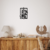 Cuadro Calado MDF FibroPlus Negro 3mm Flores 30x43 cm - Fierro 100% Argento